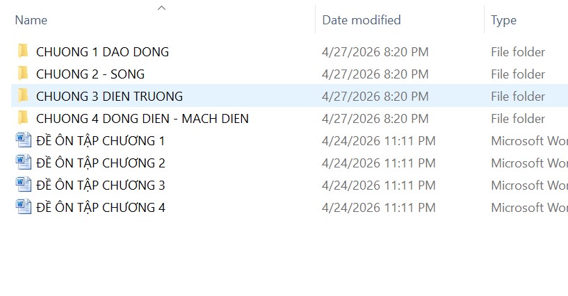 BỘ TÀI LIỆU Chuyên đề dạy thêm vật lý 11 theo chủ đề – FORM 2026 – DÙNG CHUNG 3 BỘ SÁCH