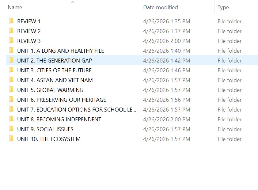 BỘ POWERPOINT Giáo án điện tử tiếng anh lớp 11 global success CẢ NĂM 2026 – MỚI NHẤT