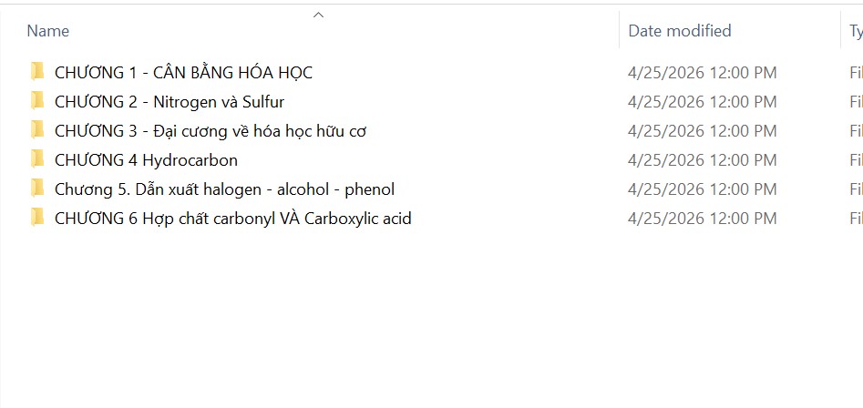 TÀI LIỆU CHUYÊN ĐỀ BỒI DƯỠNG HSG HÓA HỌC LỚP 11 CẢ NĂM 2026 – SÁCH MỚI (chung 3 sách KNTT – CTST – CD)