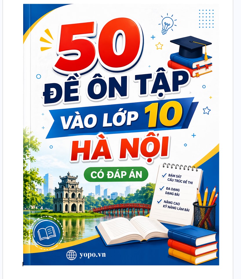 50 ĐỀ THỰC CHIẾN VÀO 10 HÀ NỘI NĂM 2026 BỘ ĐỀ THI THỬ VÀO 10 MÔN TIẾNG ANH SÁT ĐỀ THI THẬT CÓ ĐÁP ÁN