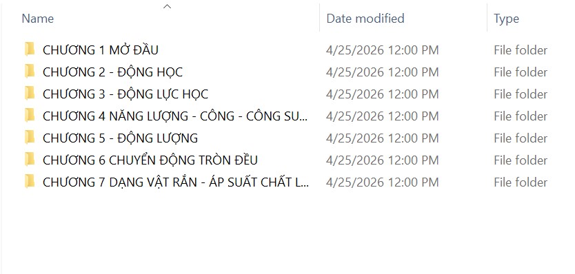 BỘ TÀI LIỆU CHUYÊN ĐỀ BỒI DƯỠNG HSG VẬT LÝ LỚP 10 CẢ NĂM - SÁCH MỚI NĂM 2026 (chung 3 sách KNTT - CTST - CD)